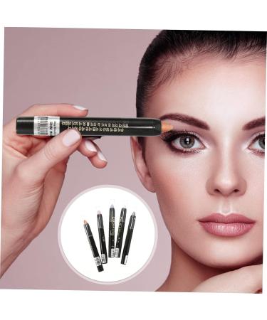 SKISUNO Glitter Eye Shadow 5pcs Pearlescent Eyeshadow Pencil Eye Shadow Stick Cream Suit Girl Makeup Pens Lasting To Rotate - Buy Online on GoSupps.com