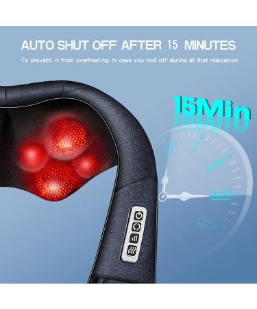 Mocuishle Shiatsu Neck and Back Massager with Heat - Neck and Back Pain Relief - Perfect Gift for Thank You, Birthday, Anniversary - Navy - Buy Online on GoSupps.com