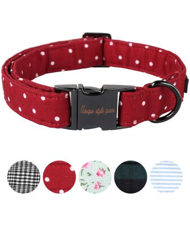 Unique style paws dog collar dog collars for small medium large dogs bow tie dog collar adjustable XS-XL M red dot - Buy Online on GoSupps.com
