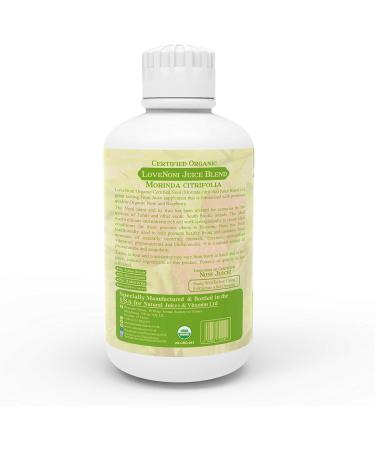 Natural Juices Organic Certified LoveNoni Juice Blend Noni Juice with Raspberry Flavour (946mL) - Buy Online on GoSupps.com