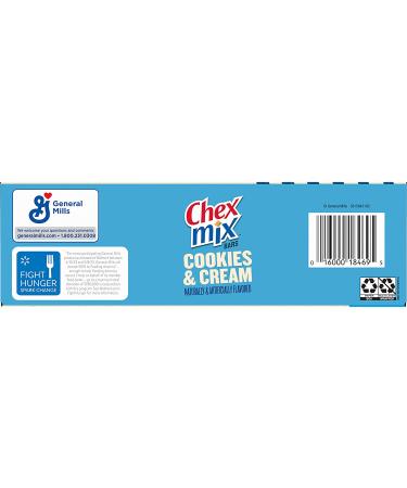 Chex Mix Snack Bars  Cookies and Cream  13.56 oz  12 Count Box Cookies 'n Cream 12 Count (Pack of 1) - Buy Online on GoSupps.com