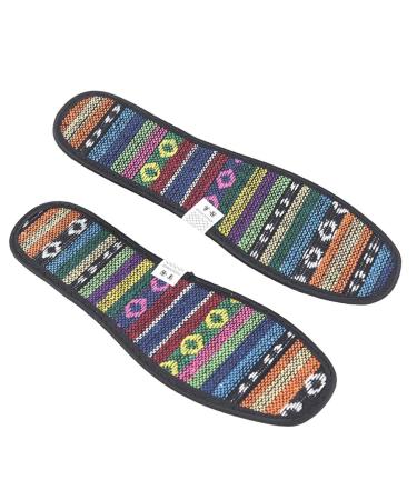 3 Pairs Sweat Absorbent Insoles Bamboo Charcoal Insole Breathable Shoe Cushion Breathable Shoe Inserts Shoe Cushions Shoe Cushion Insoles Folk-Custom Men and Women 38