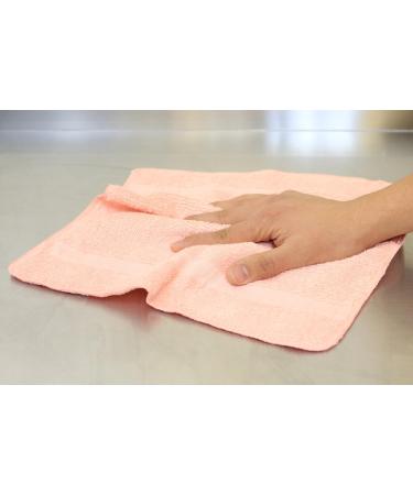 15 Pack Small Cotton Wash Cloths - Super Soft Towels in Burgundy, Blue, and Pink - Buy Online on GoSupps.com