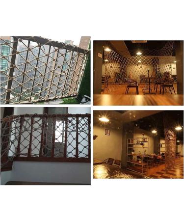 Child Security Net Hemp Rope Cargo Net Outdoor Birds Net Garden Plant Fence Net Kids Rope Ladder Swing Railing Net (3 * 5m(10 * 16ft)) () - Buy Online on GoSupps.com