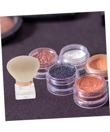 DRESSOOS highlighter face manicure makeup powder Makeup Tools makeup brush cosmetic blush brush paint artificial fiber white tool Aromatherapy round head powder brush beauty tools plastic - Buy Online on GoSupps.com