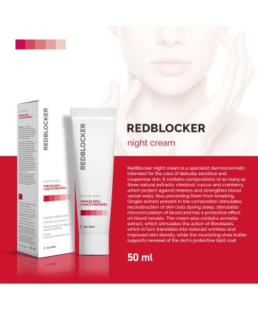 Night Cream for Spider Veins & Capillaries | Dermocosmetic with Chestnut Ruscus & Cranberry | Cellular Reconstruction & Wrinkle Reduction - 50ml - Buy Online on GoSupps.com