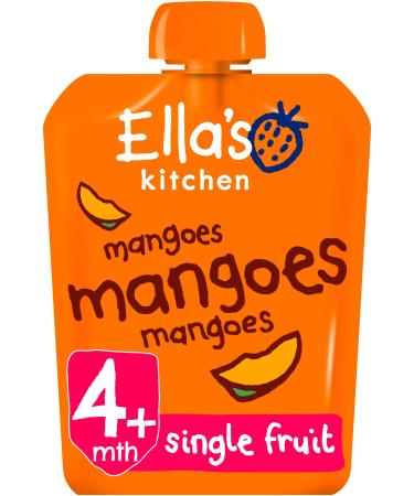 Ella's Kitchen Organic Mangoes Pouch 4+ Months 70g - Buy Online on GoSupps.com