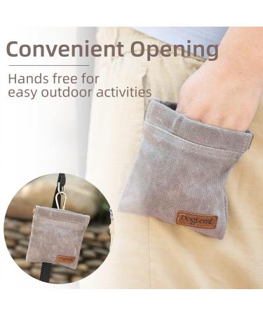 Duuclume Hands-Free Dog Training Kit with Treat Pouch, Clicker, Whistle & Carabiner - Grey - Buy Online on GoSupps.com