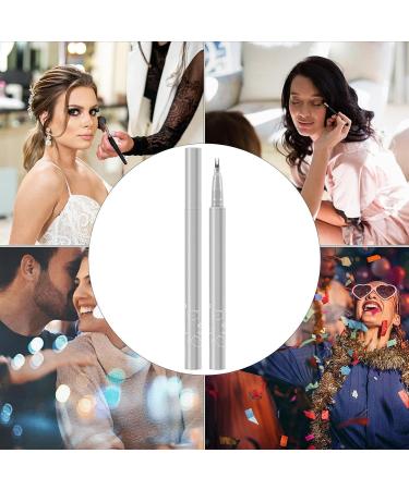 Eye Liner Pencil - Double Tip Black Liquid Eyeliner Stamp - Waterproof Long Lasting Black Make Up Pens Lower Eyelash Pencil for Women Makeup Adults Gray-black - Buy Online on GoSupps.com