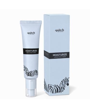 quitch Skin Science Moisturizing Cream Fragrance-Free Non-Irritating Daily Face Cream Lightweight Hydration for Dry & Reactive Skin