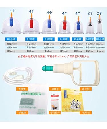 Careforyou 24 Cups Biomagnetic Chinese Cupping Set - Traditional Massage & Acupuncture Therapy - Buy Online on GoSupps.com