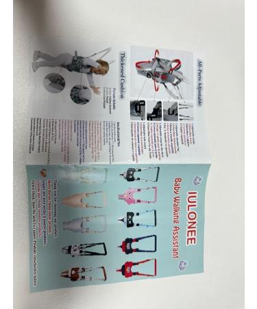 IULONEE Baby Walking Harness - Adjustable Toddler Assistant for Standing and Learning - Kids Safety Reins - Red (7-24 Month) - Buy Online on GoSupps.com