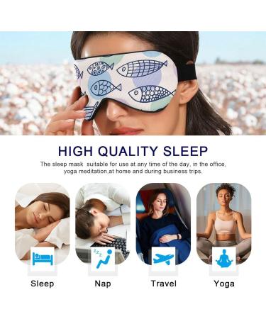 Haskirky Light Blocking Eye Mask - Adjustable Comfort for Travel, Yoga, and Deep Sleep - Buy Online on GoSupps.com