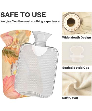Naanle Ahorn Hedgehorn 2L Hot Water Bottle - Large Transparent Bag for Bed & Pain Relief | Heat & Cold Therapy - Buy Online on GoSupps.com