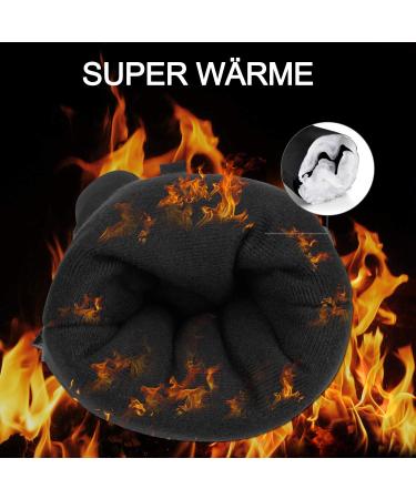 Yobenki Ski Gloves - Warm 3M Thinsulate Snowboard Gloves for Men with Touchscreen | Winter Outdoor Gear (-34 /-30 ) - Anti-Rolling Black L - Buy Online on GoSupps.com