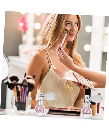 DOITOOL 2 Pcs Spray Glitter Highlighters Makeup Highlighter Hair Body Powder Decor Spray Powder Flash 7x5.5cmx2pcs Pink purplex2pcs - Buy Online on GoSupps.com