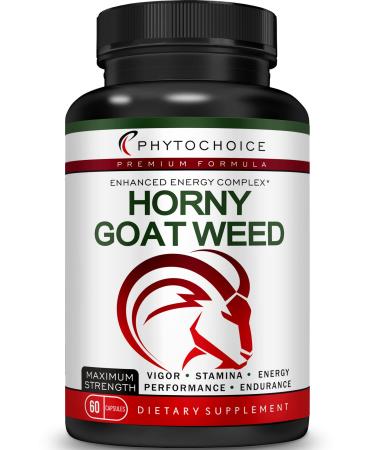 Horny Goat Weed for Men and Women-Maximum Strength Horny Goat Weed with Maca Root-Ginseng-Tonkat Ali-Saw Palmetto-Boost Energy Stamina Endurance Performance Circulation Enhancing Pills for Male Female