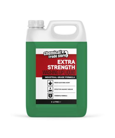 Concentrated Washing Up Liquid - Aloevera - 5 Litre 169.07 Fl Oz (Pack of 1) Aloevera