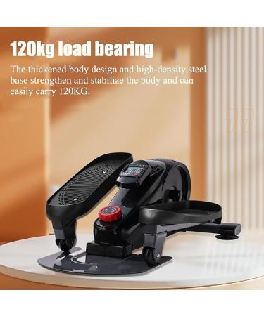 Foot Pedal Exerciser Mini Elliptical with Portable Handle and LED Display 8 Gear Resistance Adjustable and 120 Kg Load Anti-Slip Pedal and Ergonomic Design for Fitness Exercising - Buy Online on GoSupps.com