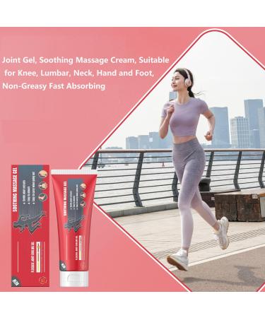 YIVANNUO Joint Gel Soothing Massage Cream Rapid Muscle Cream Suitable for Knee Lumbar Neck Hand and Foot Non-Greasy Fast Absorbing - Buy Online on GoSupps.com