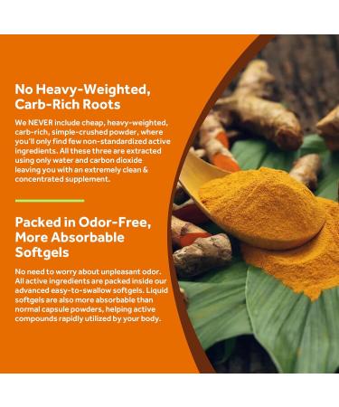 Doctor's Recipes Turmeric Softgel 750mg Curcuminoids (95%) with Ginger Extract (5% gingerols) for Antioxidant Function Mobility & Flexibility Black Pepper for Optimal Absorption 90 Softgels - Buy Online on GoSupps.com