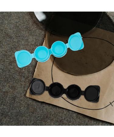 Exceart 14-Piece Mirror Film Eye Lens Wrap & Cosmetic Case - Portable Plastic Container for Daily & Outdoor Use - Buy Online on GoSupps.com