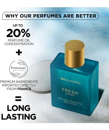 Bloom Beauty Bella Vita Luxury CEO Men EDP & Fresh Unisex EDT Liquid Perfumes Combo Pack of 2 Premium Long Lasting Fragrance Scents for Men & Women 100 ml Each - Buy Online on GoSupps.com