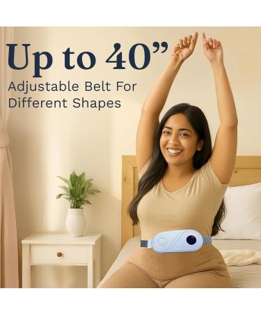 SPANCARE PHARMACEUTICALS Cordless Electric Heating Pad| 9 Modes| Menstrual Cramp Relief|Type C| Crampfree Periods | Portable | Gift for Women| Strap Upto 40 Inch - Buy Online on GoSupps.com