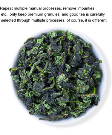 Tie Guan Yin Oolong Tea Leaf Tieguanyin Tea Loose Leaf Tie Guan Yin Tea Leaves Oolong Tea Strong Aroma Flavor Tieguanyin Oolong Tea Loose Leaf - Buy Online on GoSupps.com