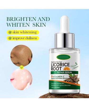 Licorice Root Extract for Skin - Licorice Root Serum Licorice Root Oil Drops Moisturizing Face Oil Licorice Root Extract Anti-Shrinking Pores Face Oil (2Bottle) - Buy Online on GoSupps.com