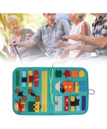 Fidget Blanket for Alzheimer Patients Anxiety Relief Autistic Dementia Sensory Pad - Buy Online on GoSupps.com