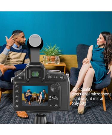 Tikysky M-1 Camera Microphone | Shotgun Mic for DSLR Interviews | Compatible with Canon, Nikon, Sony, Fuji | Includes Windscreen | 3.5mm Jack - Buy Online on GoSupps.com