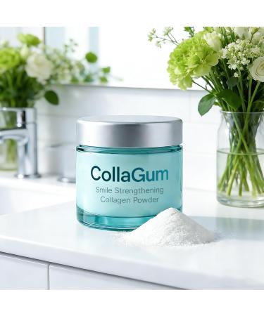 Collagum Smile Strengthening Collagen Powder Collagen Tooth - Hydroxyapatite Toothpaste Care Powder Protect Gum - Buy Online on GoSupps.com