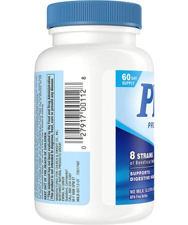 Nutrition Now PB 8 Probiotic Acidophilus - 120 Count x 3 Pack | Digestive Health Support - Buy Online on GoSupps.com