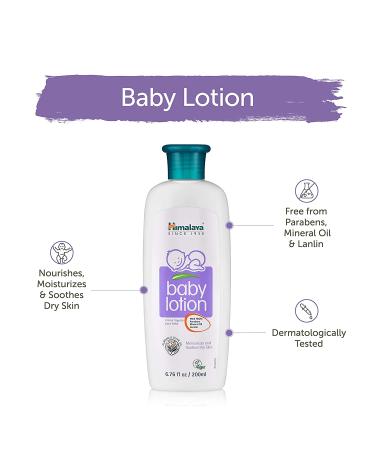 Himalaya Baby Lotion - Almond & Olive Oil 6.76 fl oz | Moisturizing & Nourishing Care - Buy Online on GoSupps.com