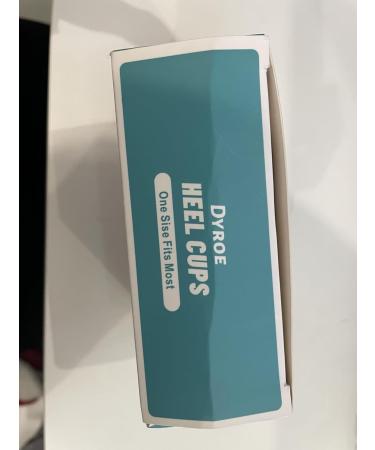 Dyroe Heel Cushion - 5 Pairs Gel Silicone Pads for Heel Pain Relief Plantar Fasciitis & Heel Spurs | Comfortable Heel Cups - Buy Online on GoSupps.com