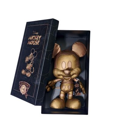 Simba 6315870313 Disney Bronze Mickey Mouse April Edition Amazon Exclusive 35 cm Plush Figure in Gift Box Special Limited Edition Collectible Soft Toy Suitable for Children from Birth 4th April