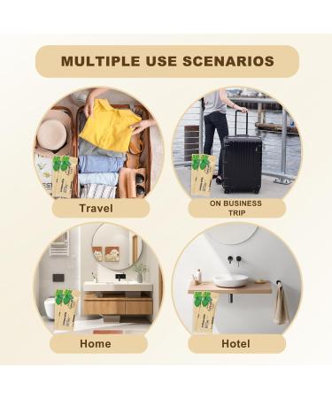  NUIVO Pack of 100 3g Kraft Paper Toothpaste Sachets: Practical Vegan Ideal for Travel Hotels and Eco-Friendly Welcome Kits - Buy Online on GoSupps.com