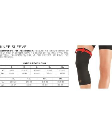 Tommie Copper Women's Contoured Knee Sleeve - Black - 3X-Large | International Shipping Available - Buy Online on GoSupps.com