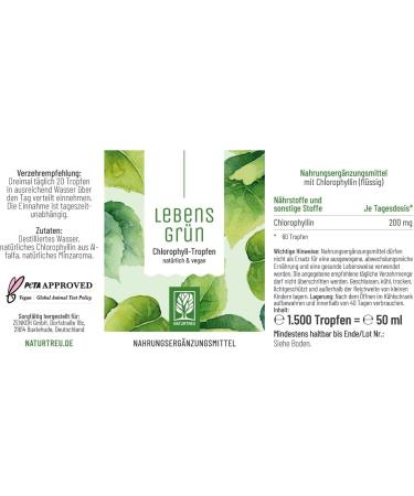 Lifelong Alfalfa Chlorophyll Liquid 50ml - 200mg Daily Dose - Vegan Drops Alternative to Tablets - Buy Online on GoSupps.com