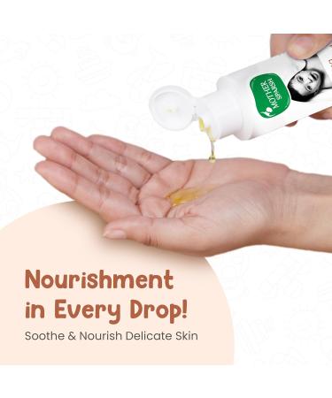 Buy Ayurvedic Baby Massage Oil & Herbal Natural Baby Wash - 18 Herbal Extracts Almond & Avocado - 200 ml International Shipping - Buy Online on GoSupps.com