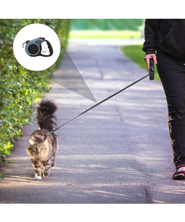 Adjustable Cat Harness and 5m Retractable Lead Set with Reflective Strips - Escape-Proof and Breathable Vest Harness for Cats and Dogs (M) - Buy Online on GoSupps.com