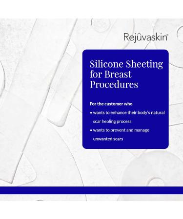 Rejuvaskin Scar Fx Silicone Sheeting - Breast Anchor Pair - Physician Recommended Healthcare Grade - Buy Online on GoSupps.com