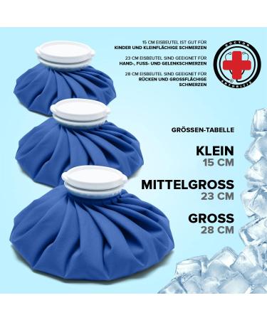 Waterproof Cooling Bags & Pillows - 28cm Blue Cooling Packs for Pain Relief | International Shipping - Buy Online on GoSupps.com