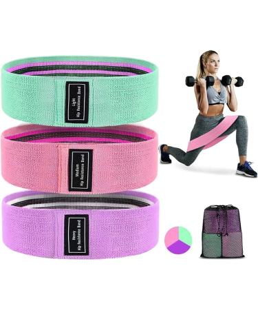 AiScrofa Resistance Bands for Legs and Butt Resistance Bands Set Workout Bands Fitness Bands Exercise Bands Booty Loops Bands Stretch Resistance Band Anti Slip Elastic