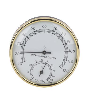 Sauna thermometer metal digit sheet thermometer hygrometer thermometer hygrometer for sauna room 10 120 Temperature measuring range thermometer with hygrometer function for indoor use
