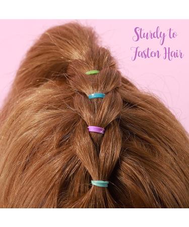 YGDZ 4000pcs Clear and Colorful Elastic Hair Bands for Girls, Toddlers - Small Mini Rubber Bands for Baby Kids Hair Ties - Buy Online on GoSupps.com