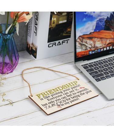Friend Gifts For Women Under $15 | Funny Friendship Plaque for Her | Special BFF Gift | Prime Eligible - Buy Online on GoSupps.com