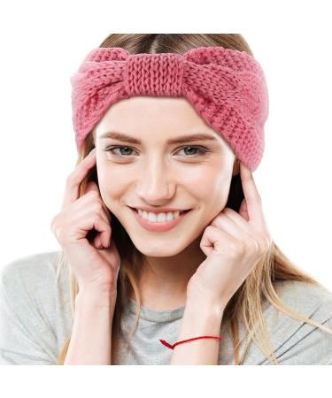 4-Piece Cable Knit Headband Set for Women and Girls - Beige, Pink, Black, Grey - Buy Online on GoSupps.com