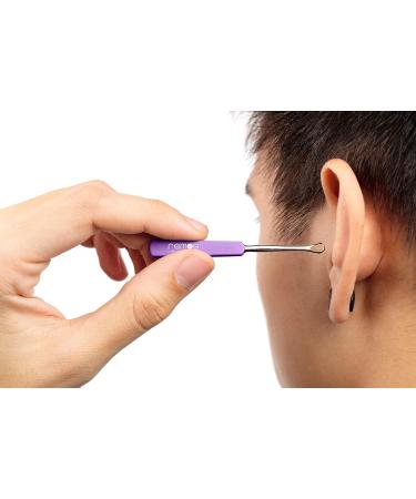 REMOS Stainless Steel Ear Wax Remover - Easy Earwax Removal Tool 7cm-23.4 Violet - Buy Online on GoSupps.com